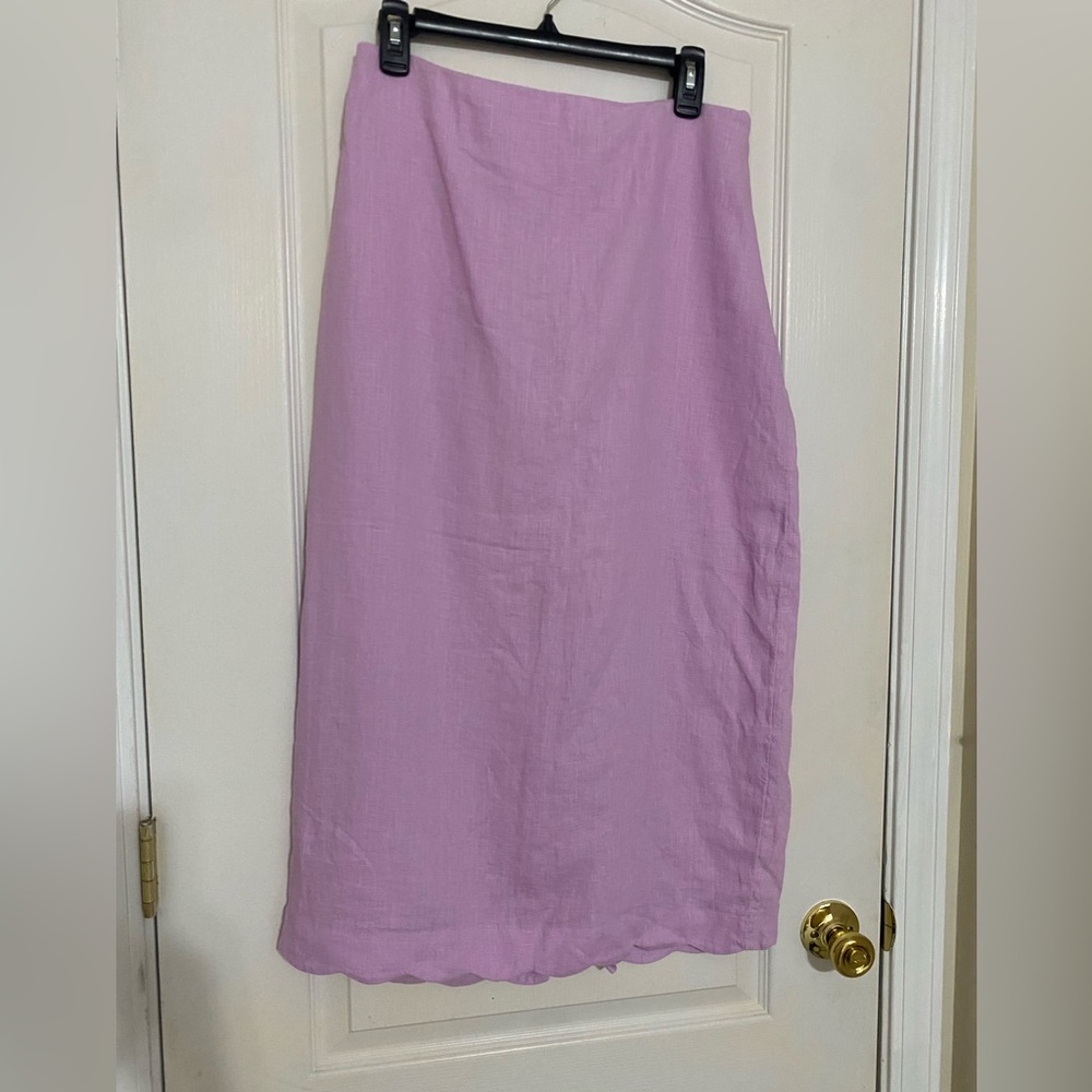 NWT Abercrombie & Fitch Lilac Midi Skirt